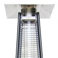 Уличный газовый обогреватель Aesto A-06Т, античное серебро