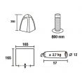 Шатер палатка Green Glade Ardo для биотуалета, душа, переодевания