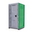 Туалетная кабина Toypek 02C в собранном виде зелёный